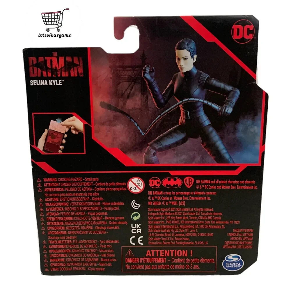 The Batman (2022) 4-Inch Lot Of 2 Action Figures The Penguin Selina Kyle New